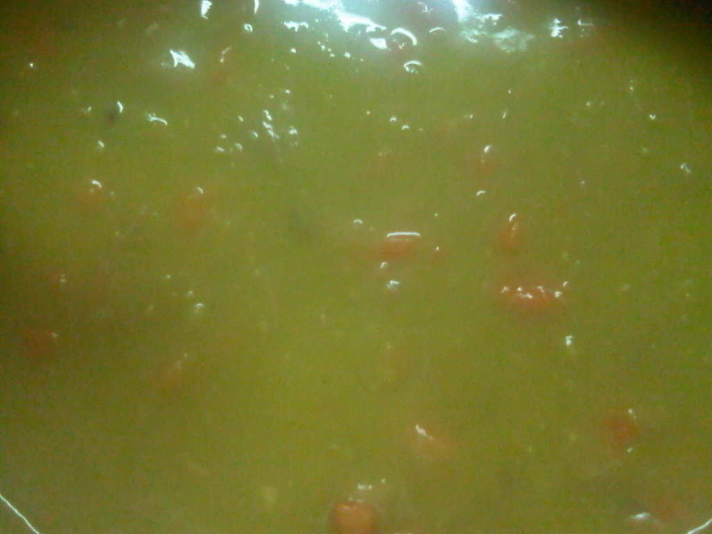 I love homemade pea soup!